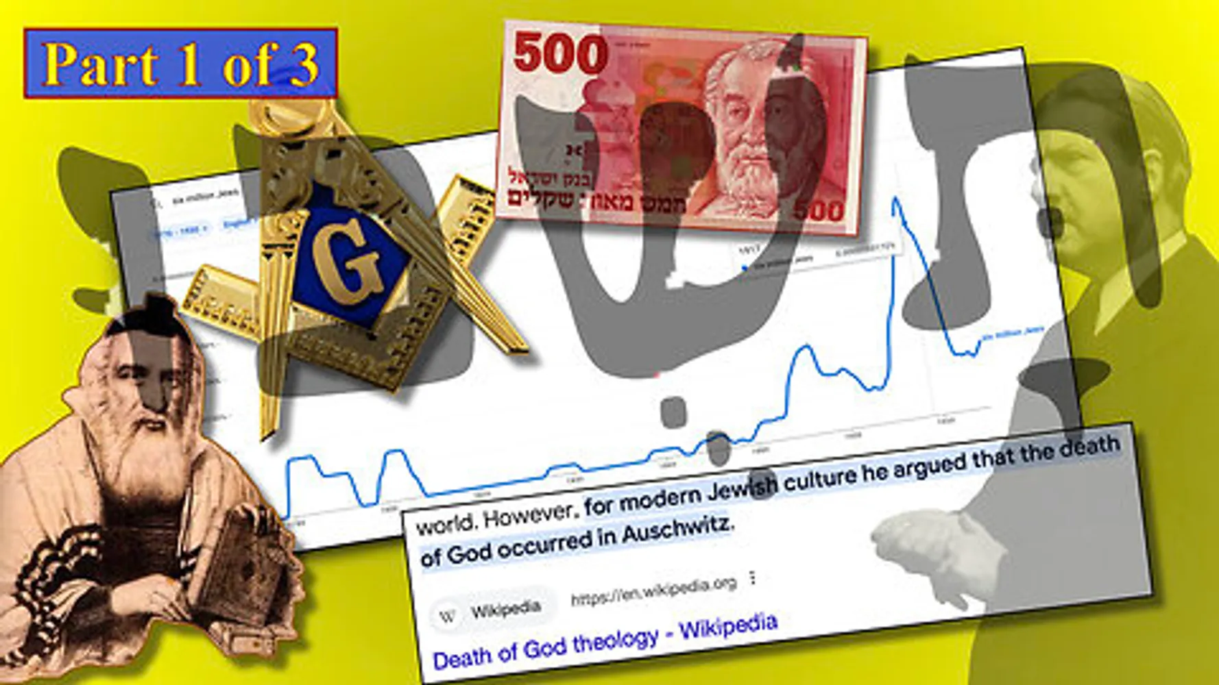 Cover for HN7 1/3 Zionists, Freemasons & Kabbalists: engineering the largest lie ever told